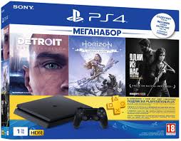 ≡ Игровая приставка SONY PlayStation 4 Slim 1Tb (Horizon Zero ...