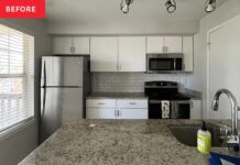 Цей макіяж за 150 доларів США повністю змінив стерильну кухню (шафи залишилися!)