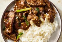 Монгольская говядина как в ресторане за 30 минут: секрет супернежного мяса